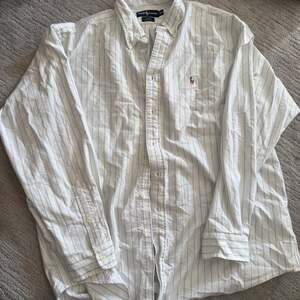 Slim Fit Striped Oxford Shirt for Men